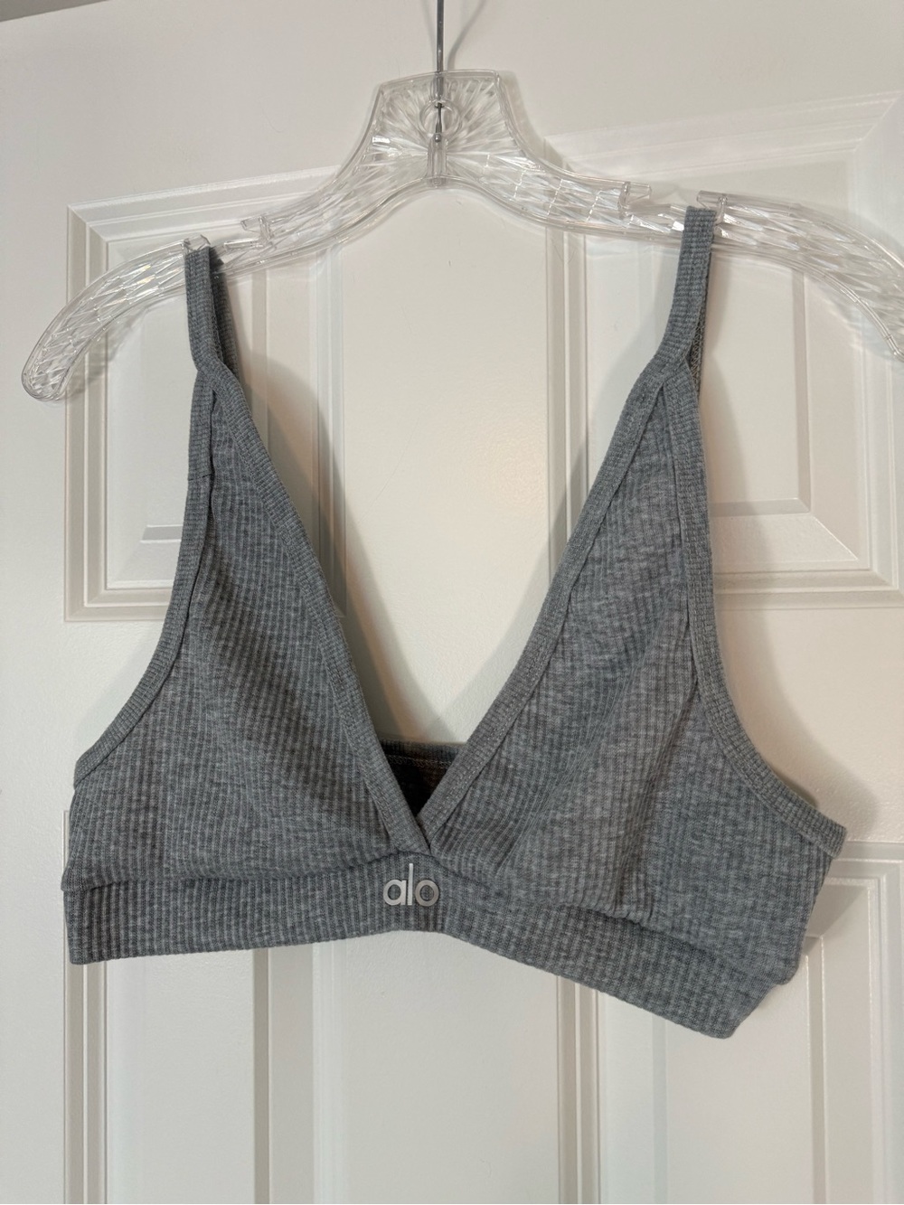 ALO Yoga Ribbed Bralette & Short Set - Picture 4 of 9